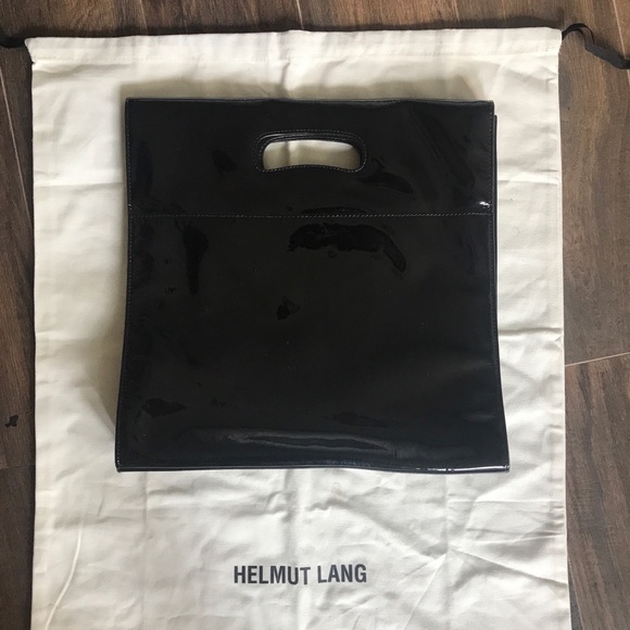 NWT Helmut Lang large patent leather envelope bag - Picture 2 of 4